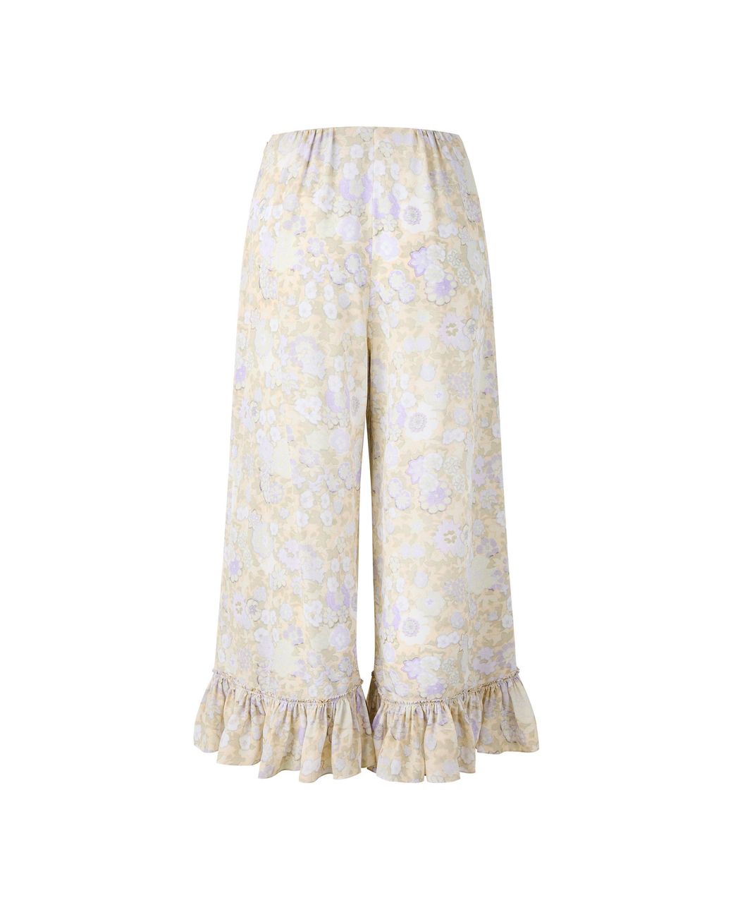 Chloé White Pa29 Wide Leg Trousers