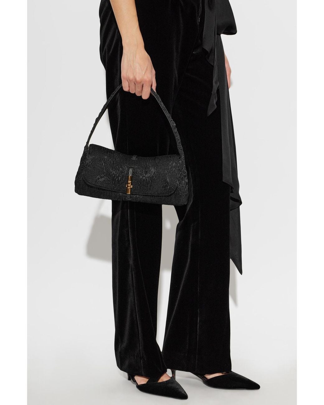 Balmain Black Metropolis Shoulder Bag
