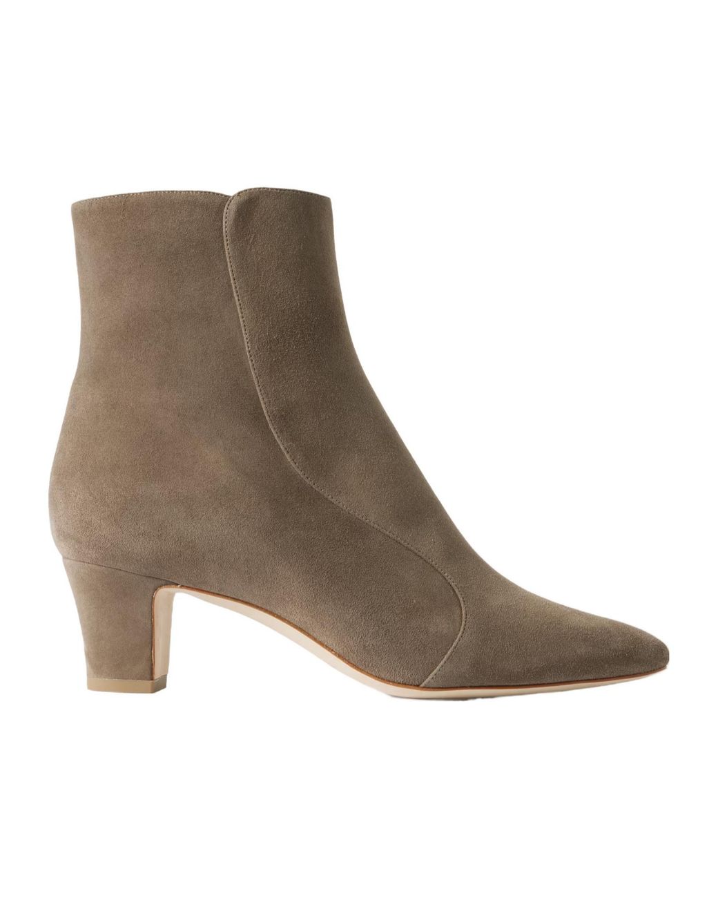 Manolo Blahnik Brown Suede Ankle Boots