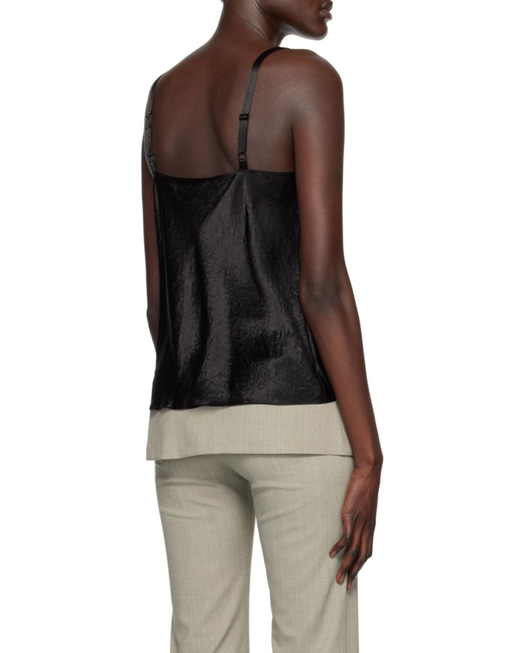 Vince Black Sleeveless Tops
