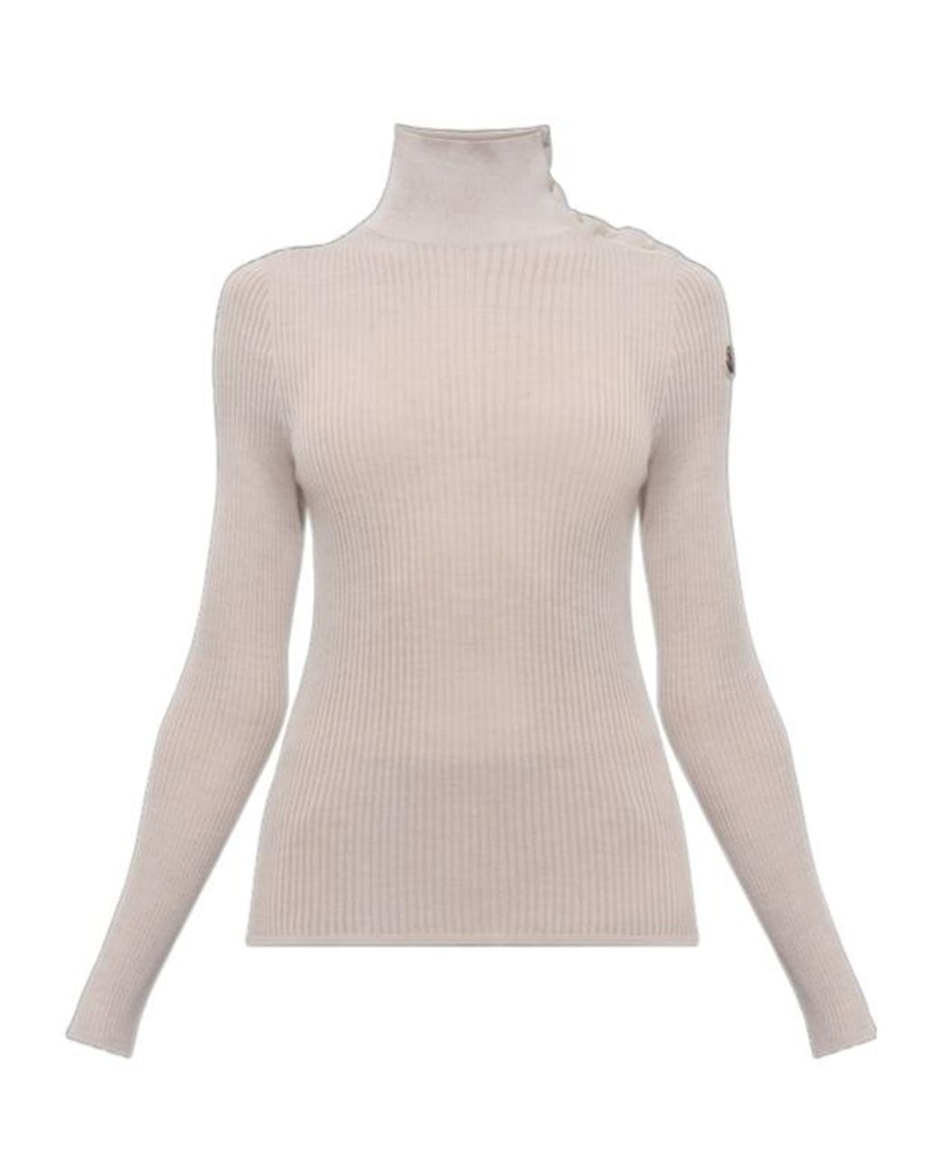 Moncler Multicolor Ribbed-Knit Turtleneck Jumper