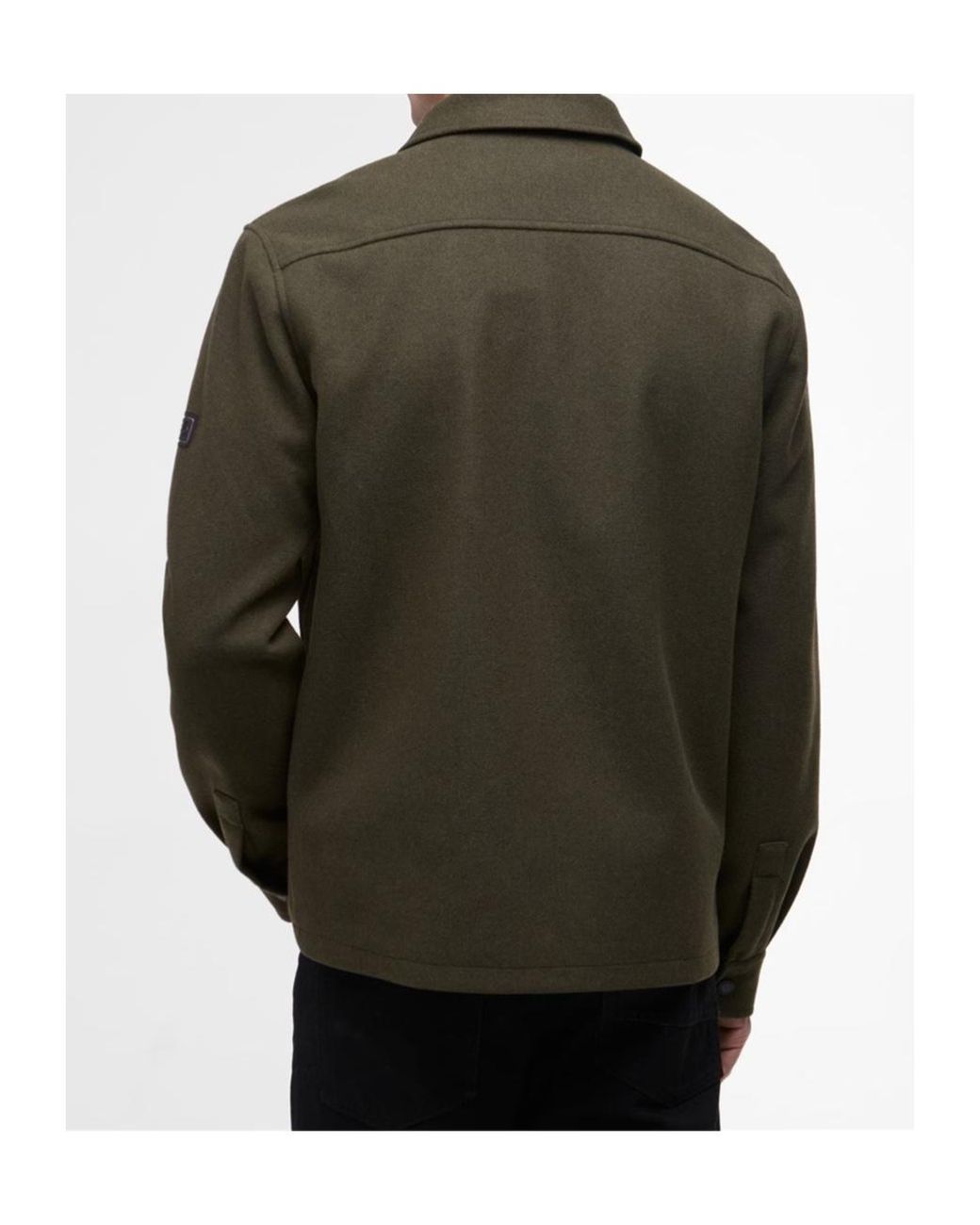 Barbour Green Long-Sleeved Casual Jacket for men