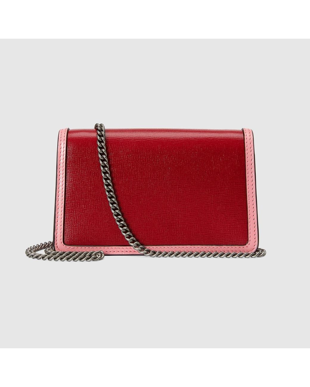 Gucci Red Super Mini Dionysus Crossbody Bag