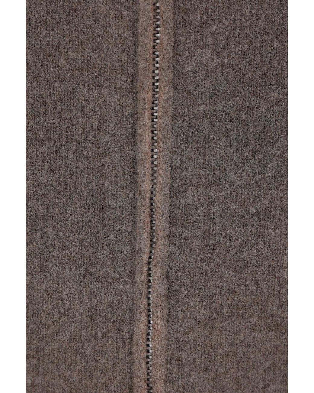 Our Legacy Green High Neck Zip Cardigan for men