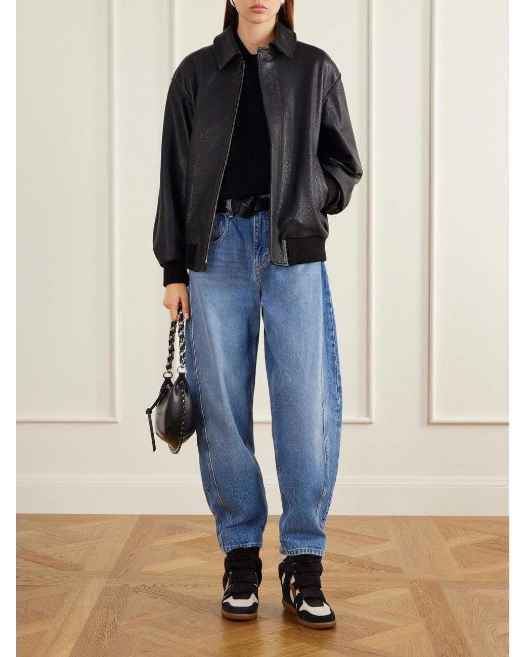 Isabel Marant Black Bekett Ring Sneakers