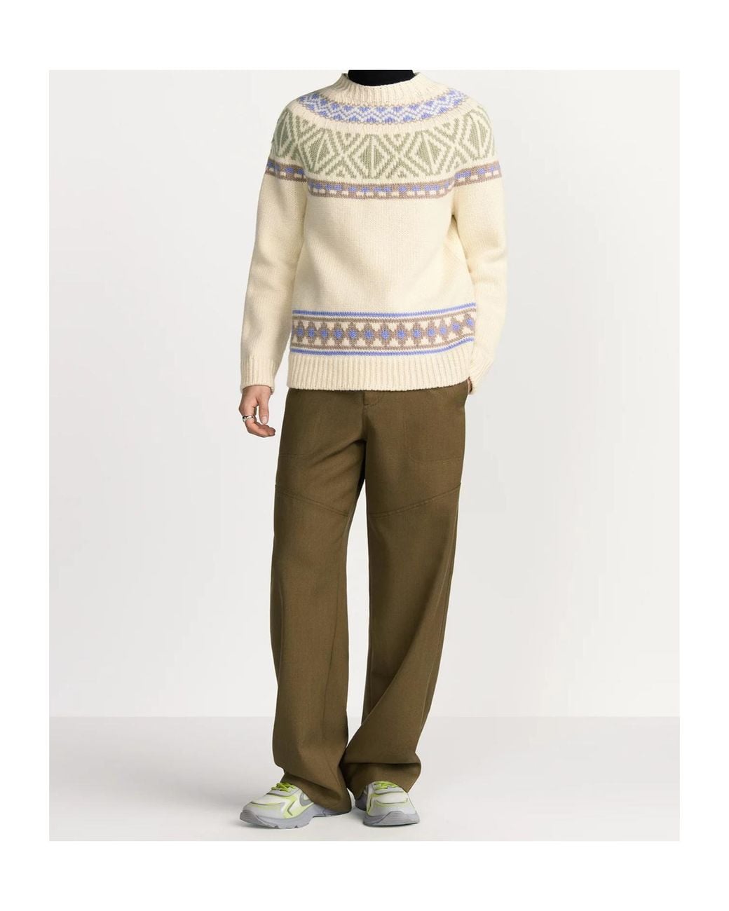 Dior Green Mountain Loose-Fit Pants for men