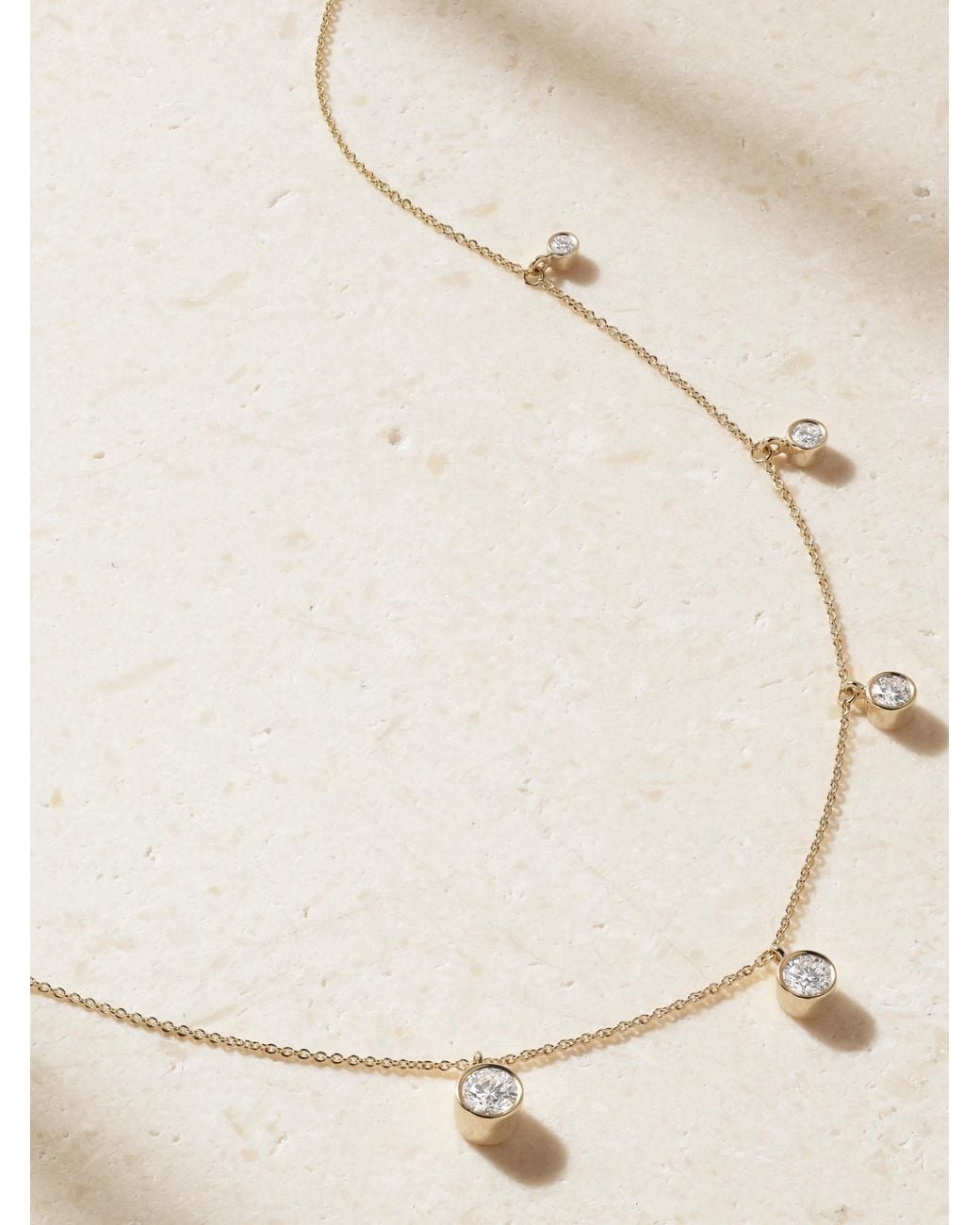 Sophie Bille Brahe White 18-Karat Recycled Diamond Necklace