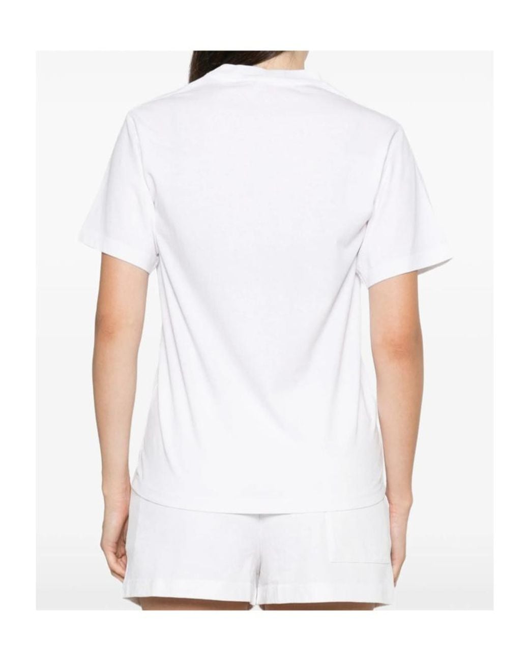 Sporty & Rich White Short-Sleeved T-Shirt