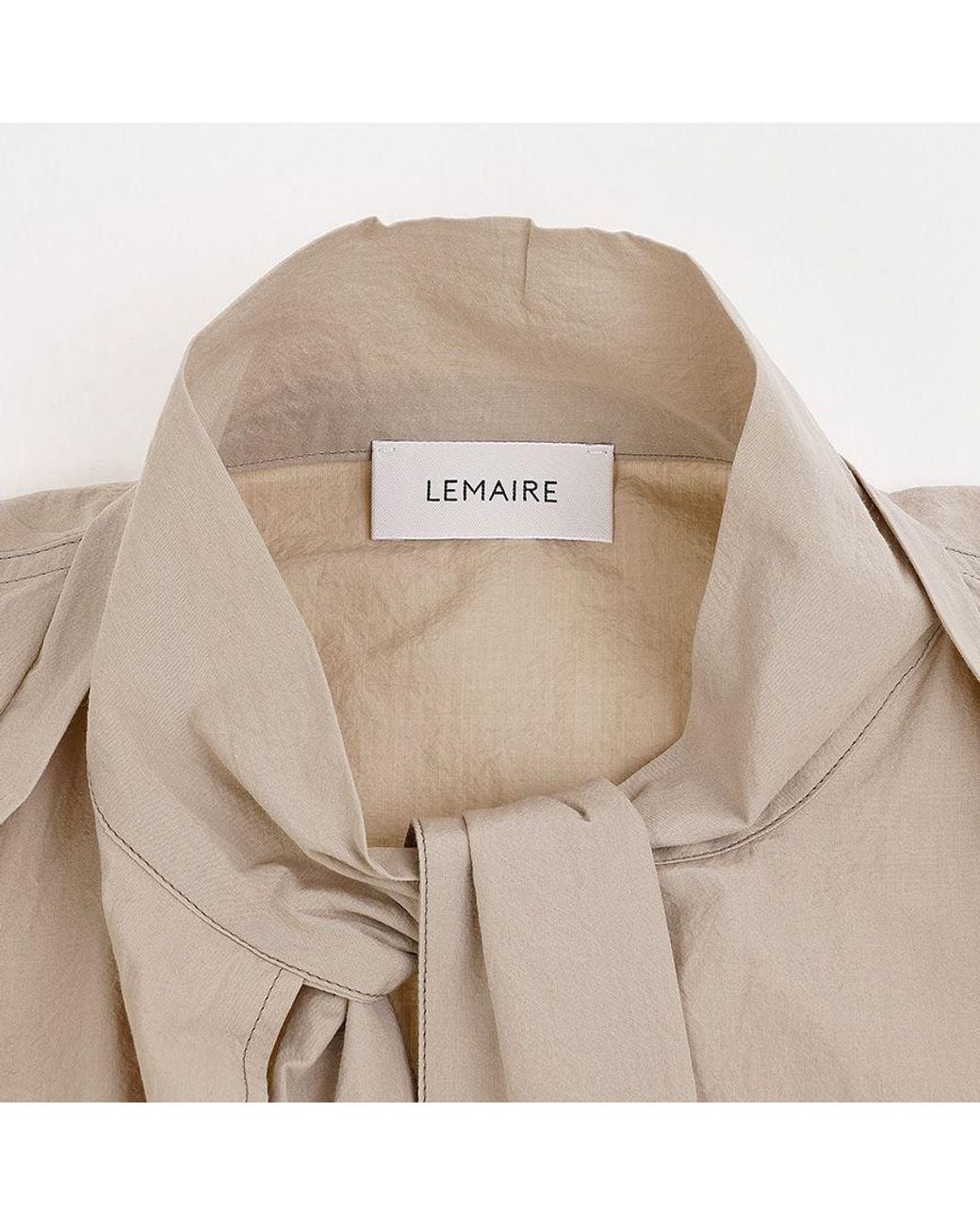 Lemaire Natural Scarf Blouse