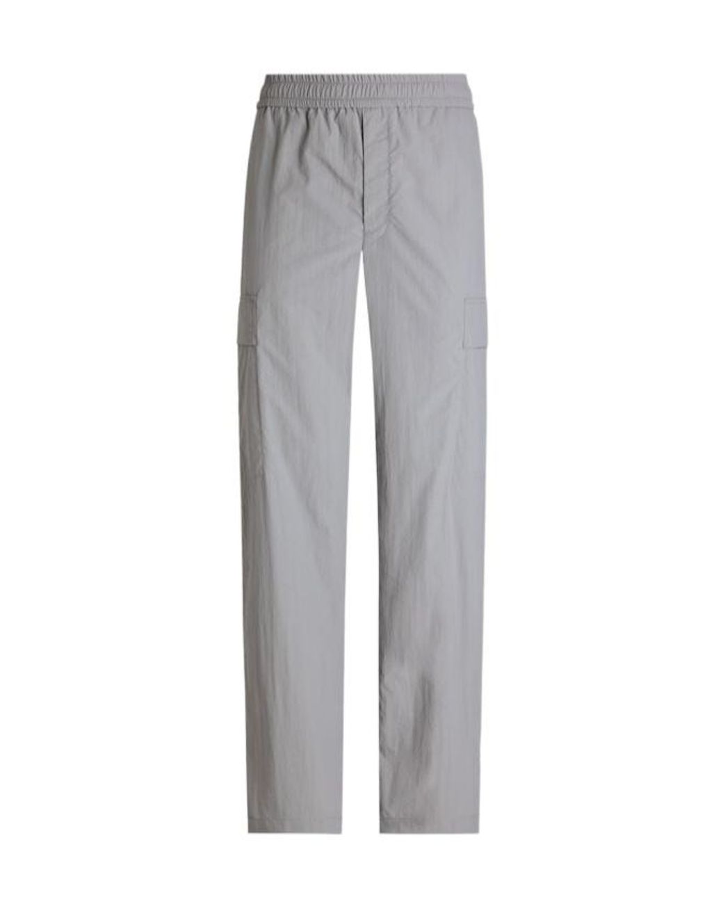 Dolce & Gabbana Gray Elastic Waist Cargo Pants for men