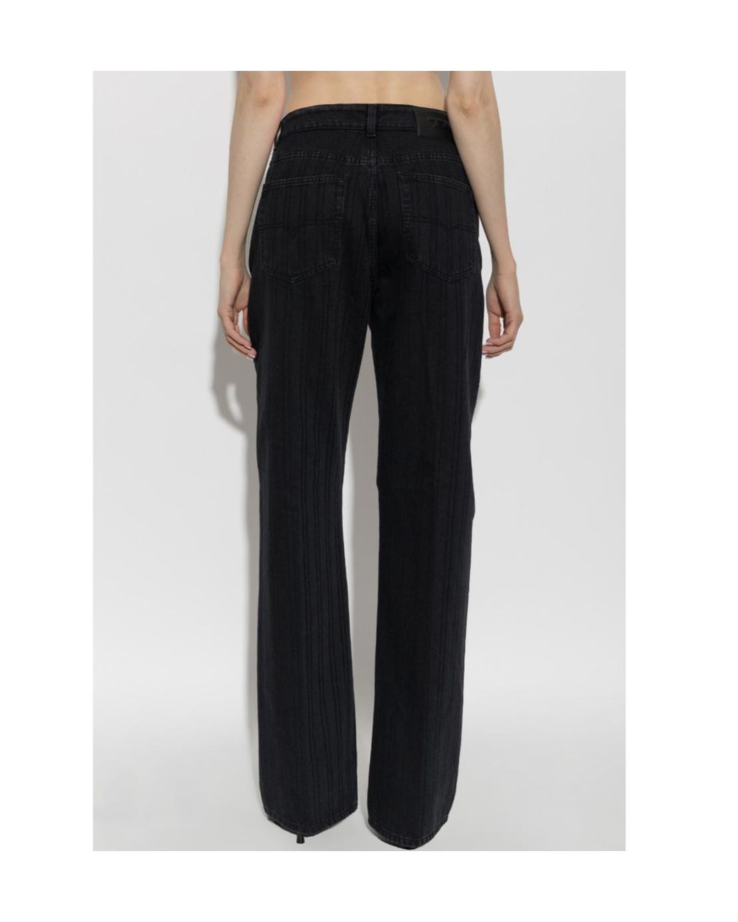 DIESEL Black 1971 D-Sent Straight-Leg Jeans