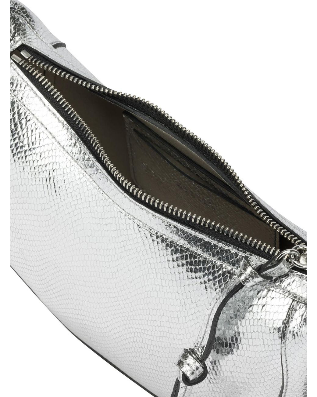 Isabel Marant White Oskan Moon Shoulder Bag