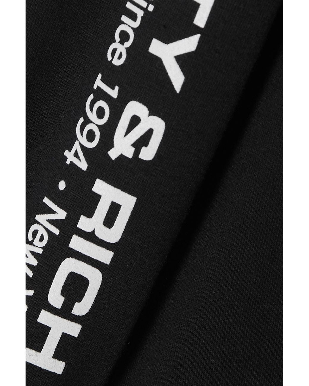 Sporty & Rich Black Logo Riding Shorts