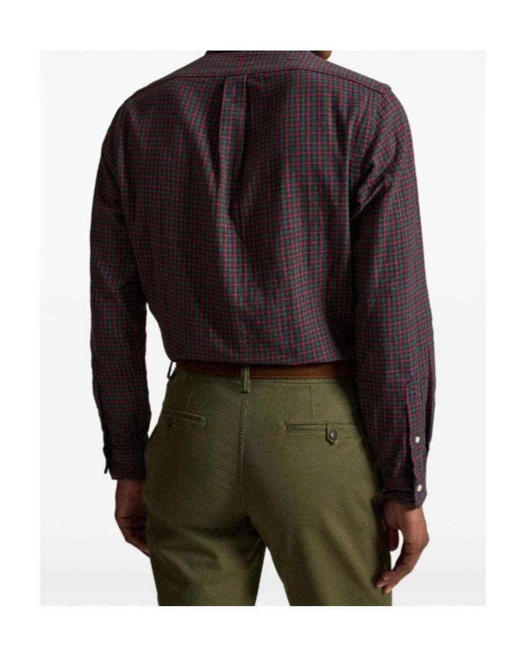 Polo Ralph Lauren Purple Checked Button-Down Shirt for men