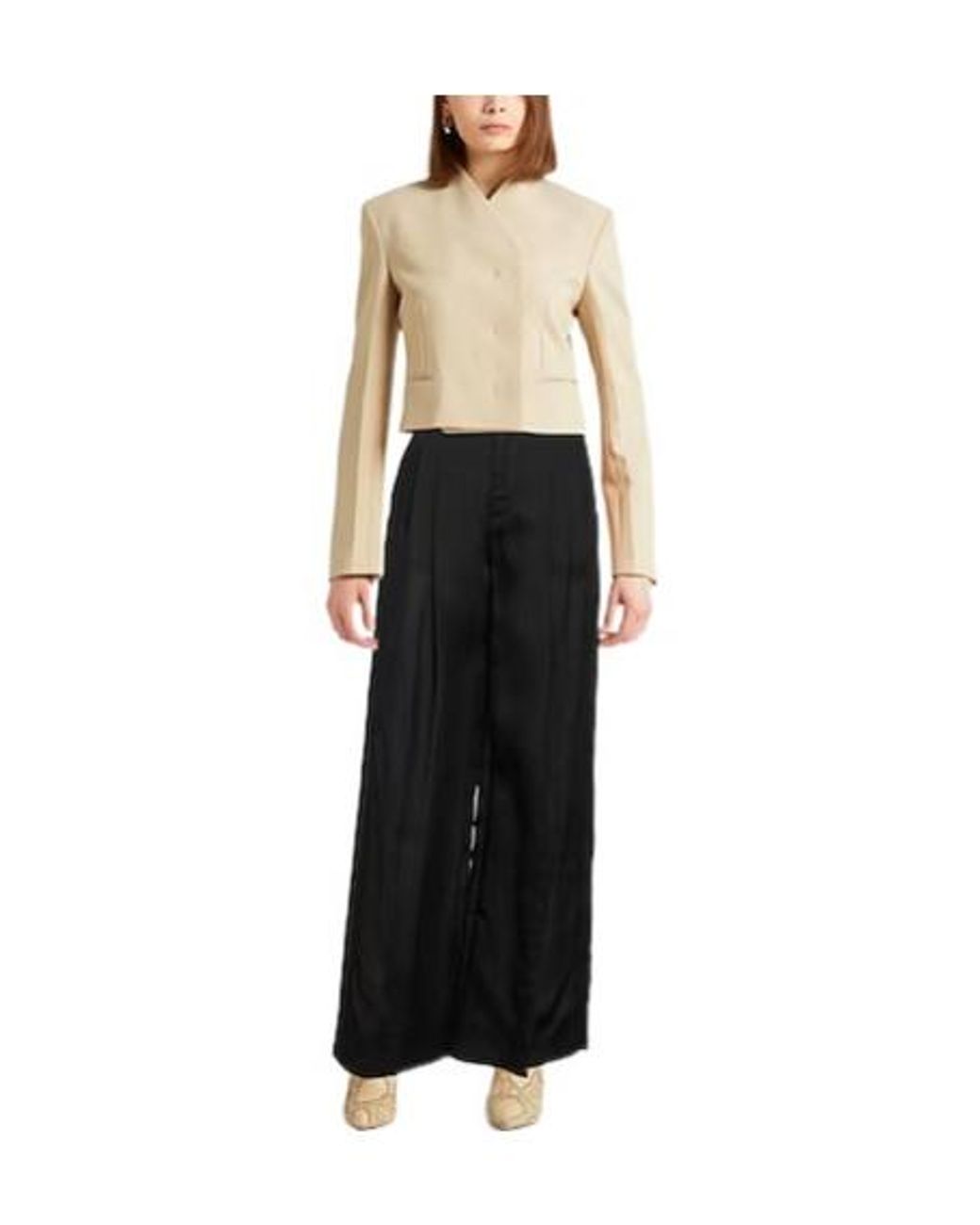 Chloé Black Wide-Leg Trousers