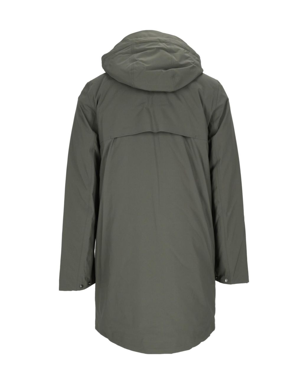 K-Way Gray Thomal Bonded Padded 3/4 Length Winter Jacket for men