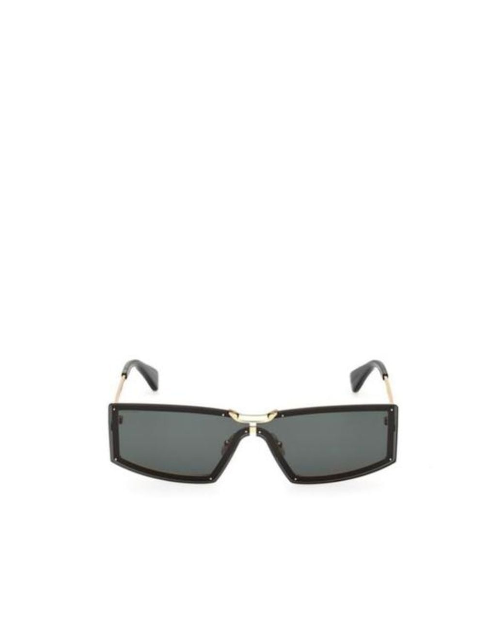 Max Mara White Miller 1 Rectangular Frame Sunglasses