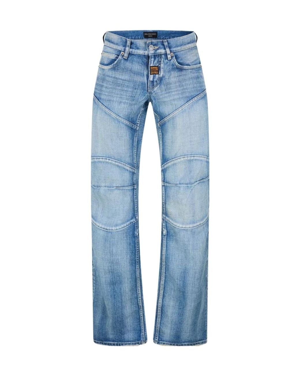 Balenciaga Blue Bal Low-Waist Jean for men