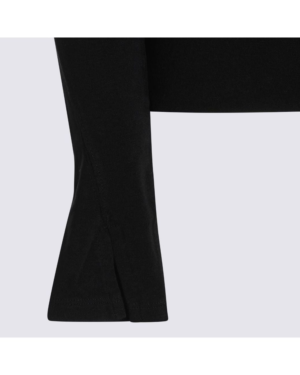 Thom Krom Black Fitted Turtleneck Top for men