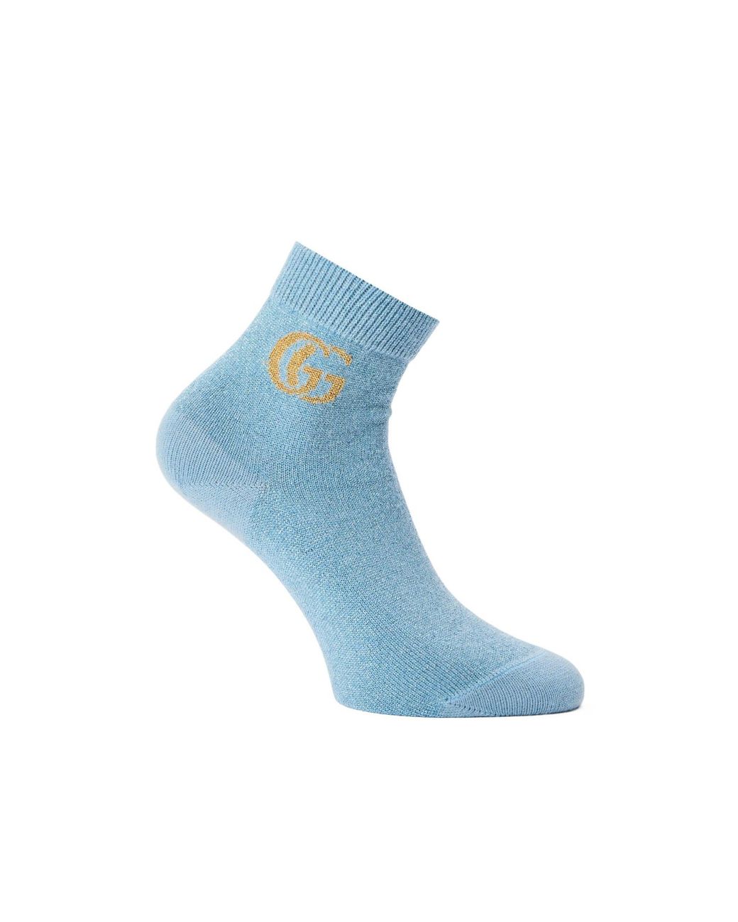 Gucci Blue Bright And Vibrant Socks