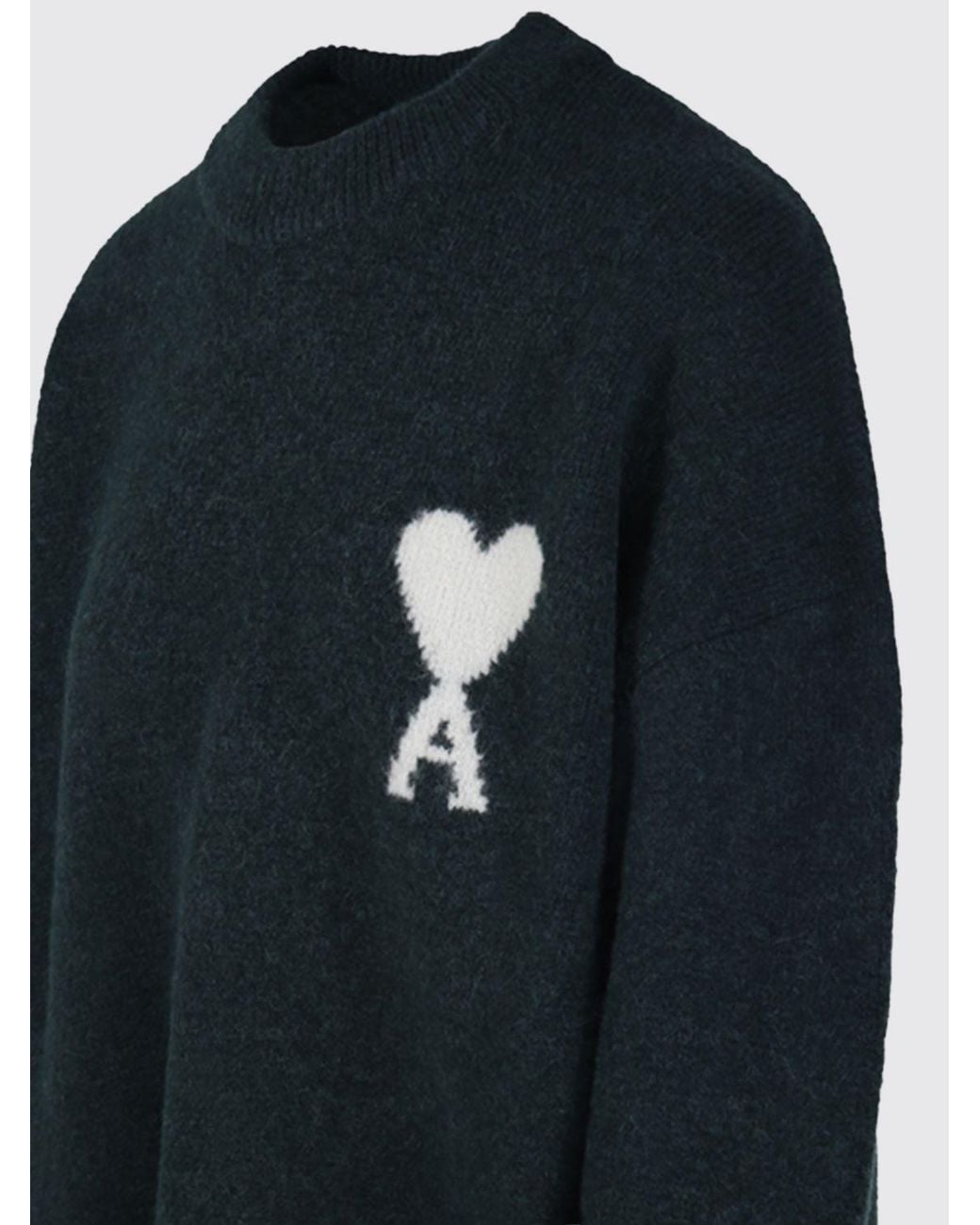 AMI Black Ami De Coeur Sweater