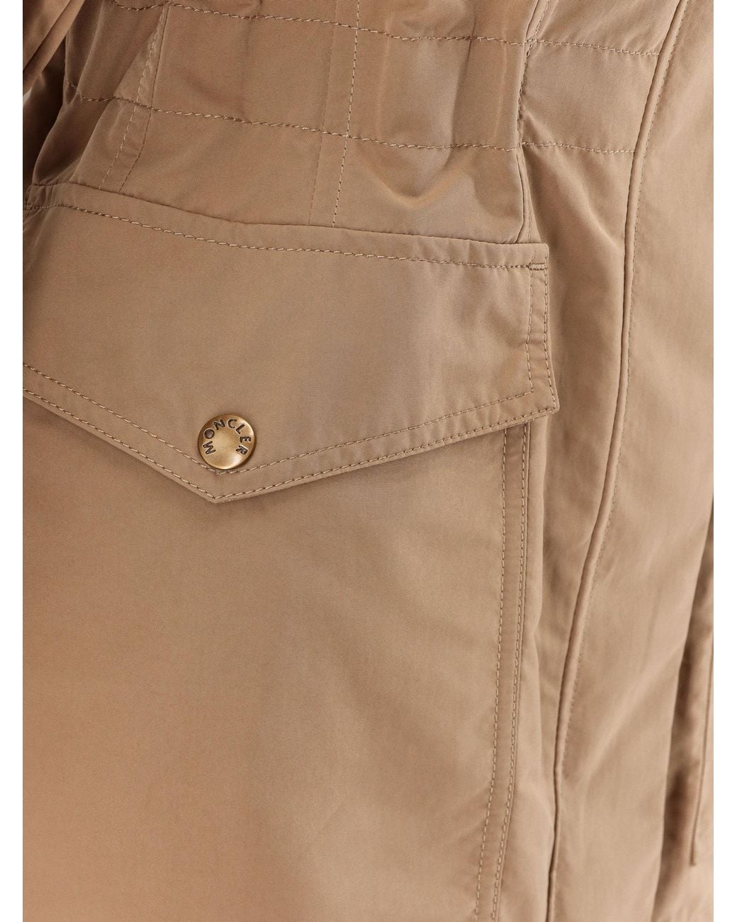 Moncler Brown Nades High-Neck Jacket