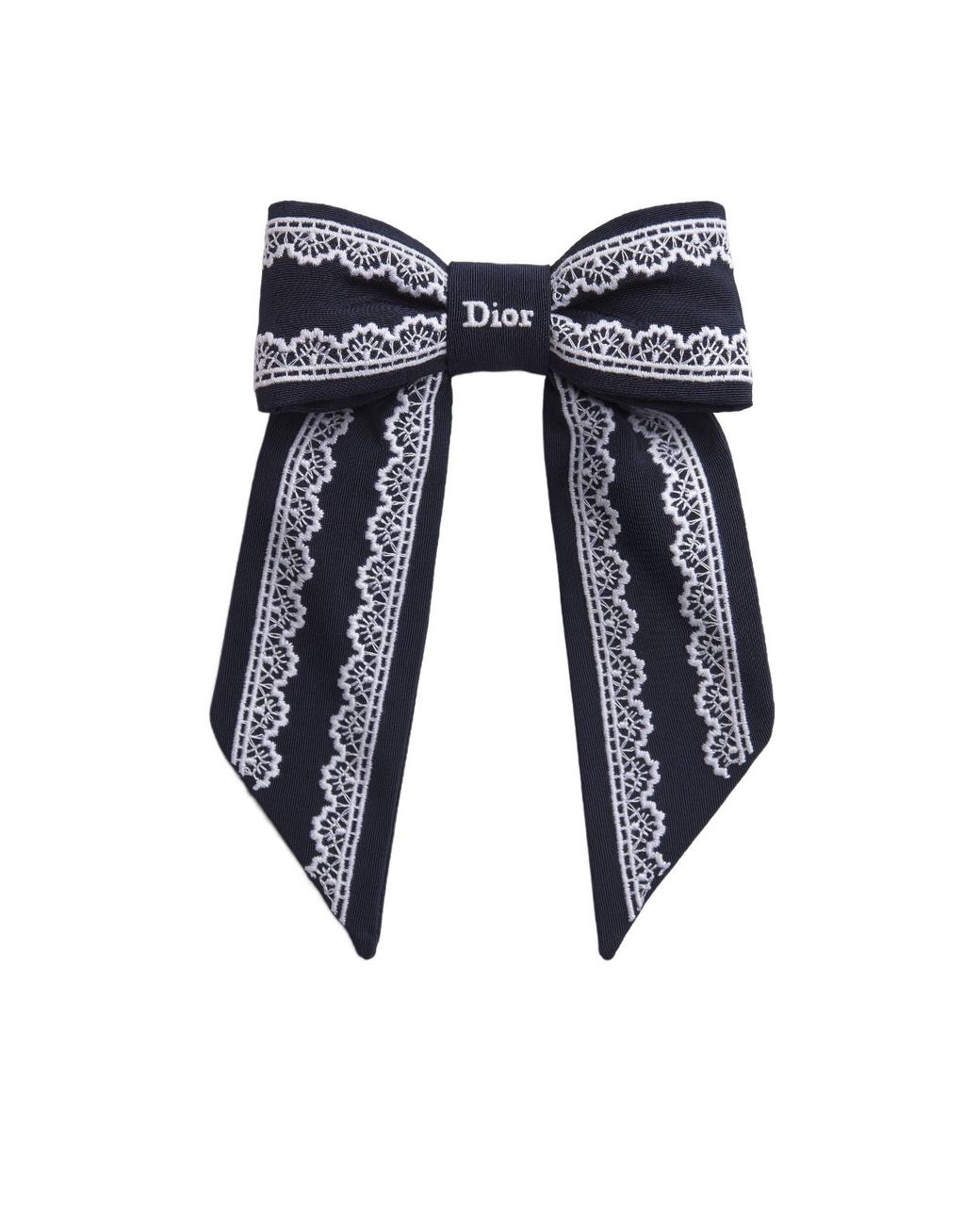 Dior Blue Large Twist Bow
