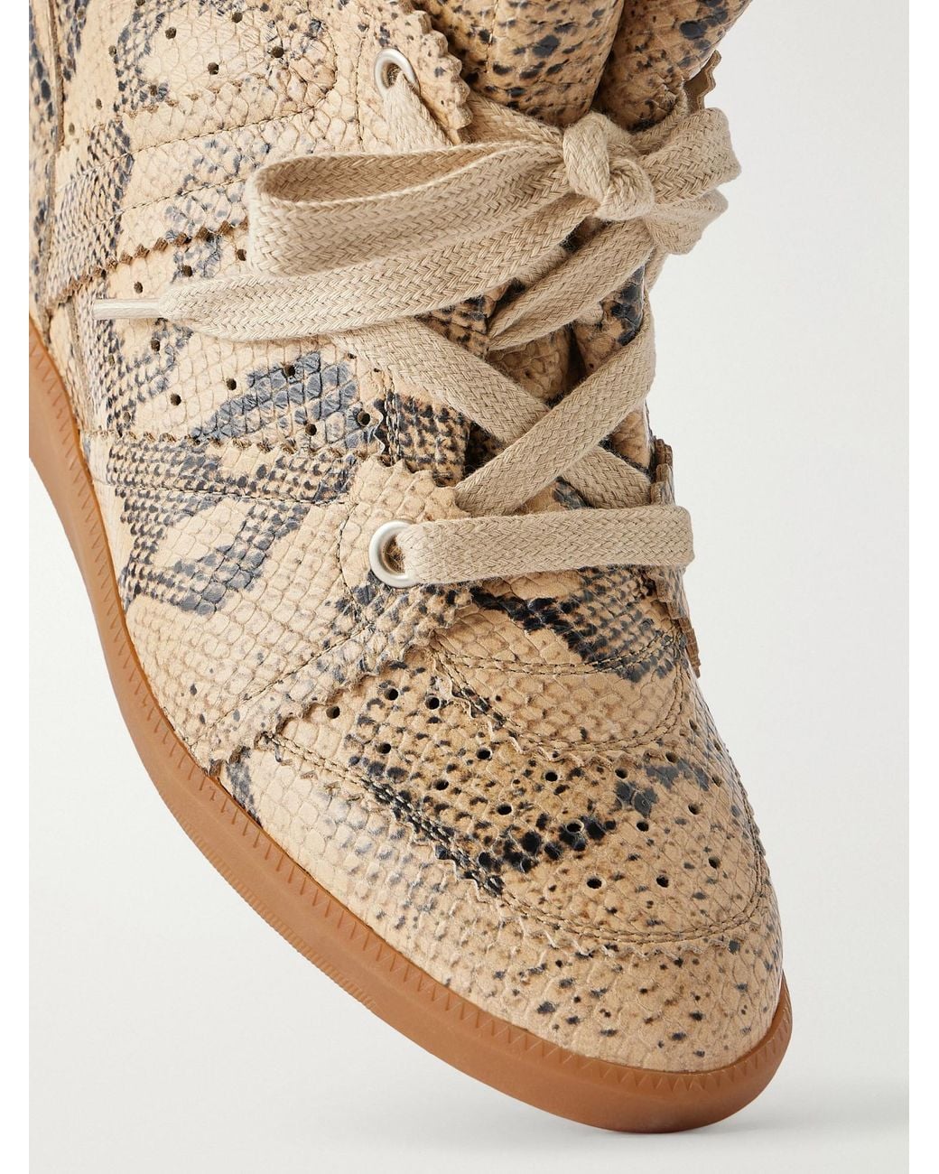Isabel Marant Natural Bobby Sneakers