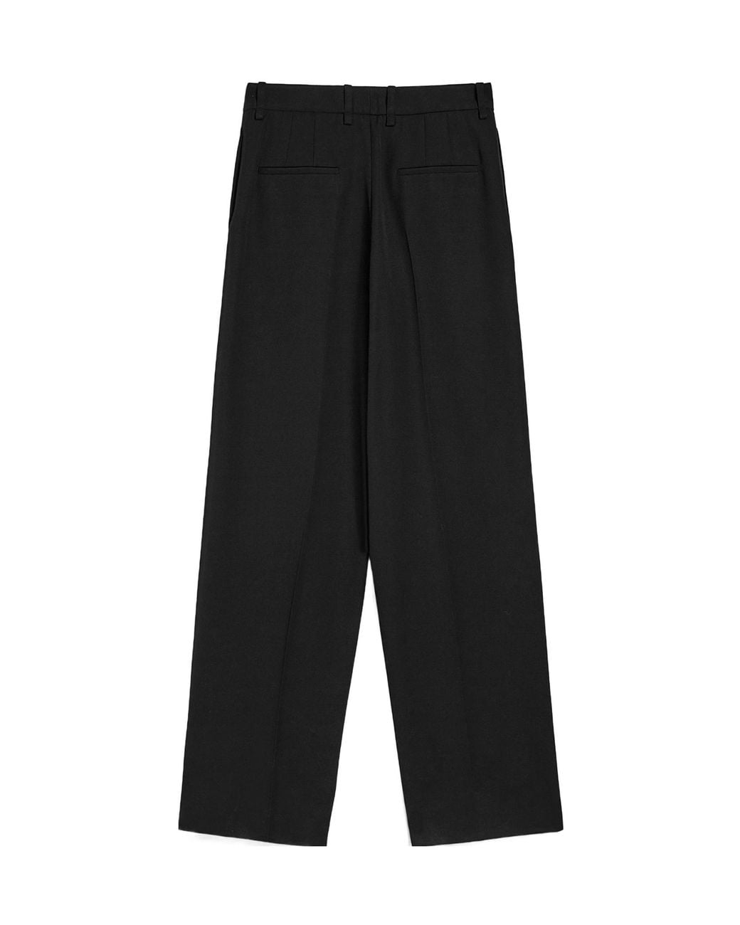 Jil Sander Black Wool Gabardine Tailored Trousers