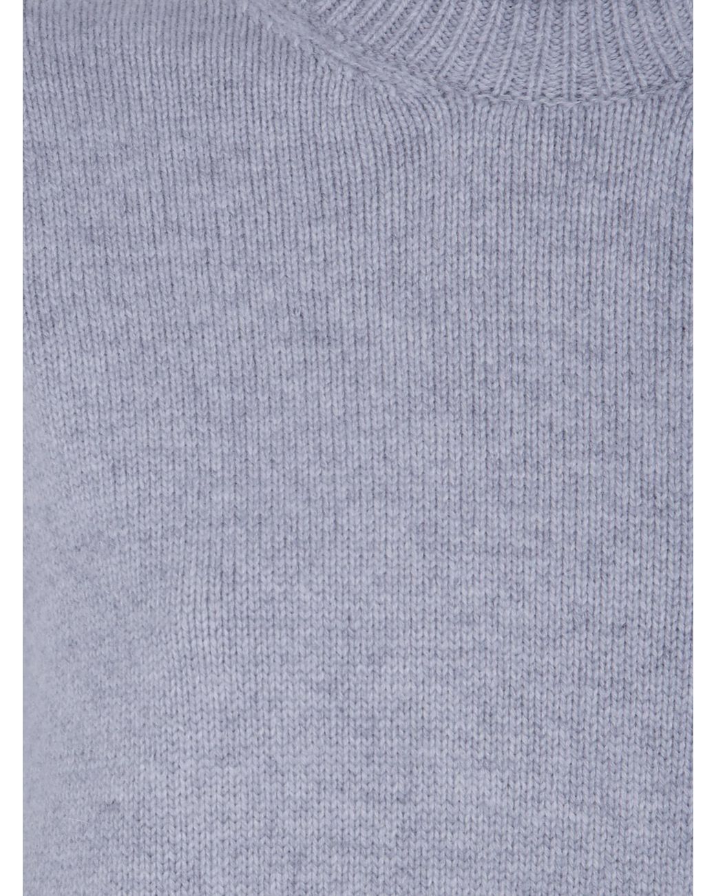 Mrz Blue Turtleneck Oversized Sweater