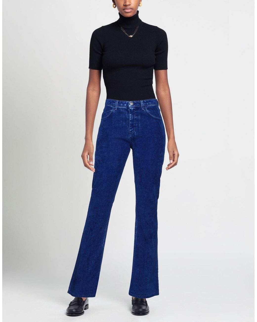 Marni Blue Minimalist Straight-Leg Jeans