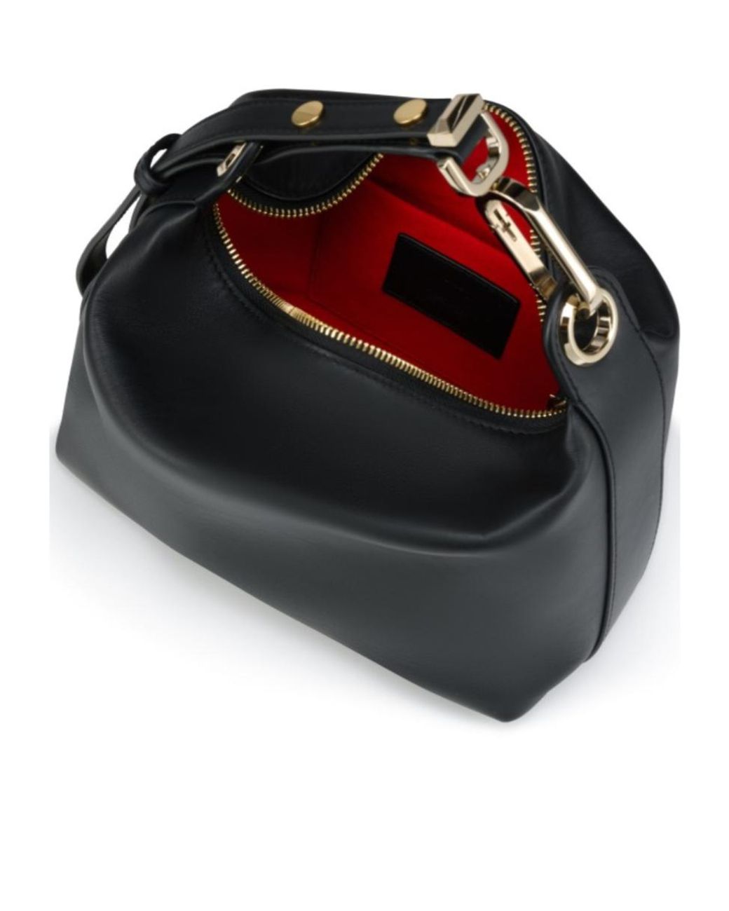 Christian Louboutin Black Flo Zip-Up Pouch