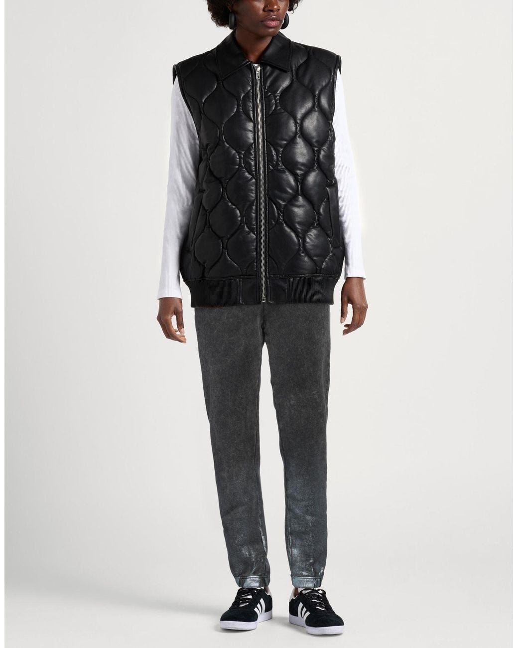 DIESEL Gray Comfortable And Stylish Two-Tone Sweatpants