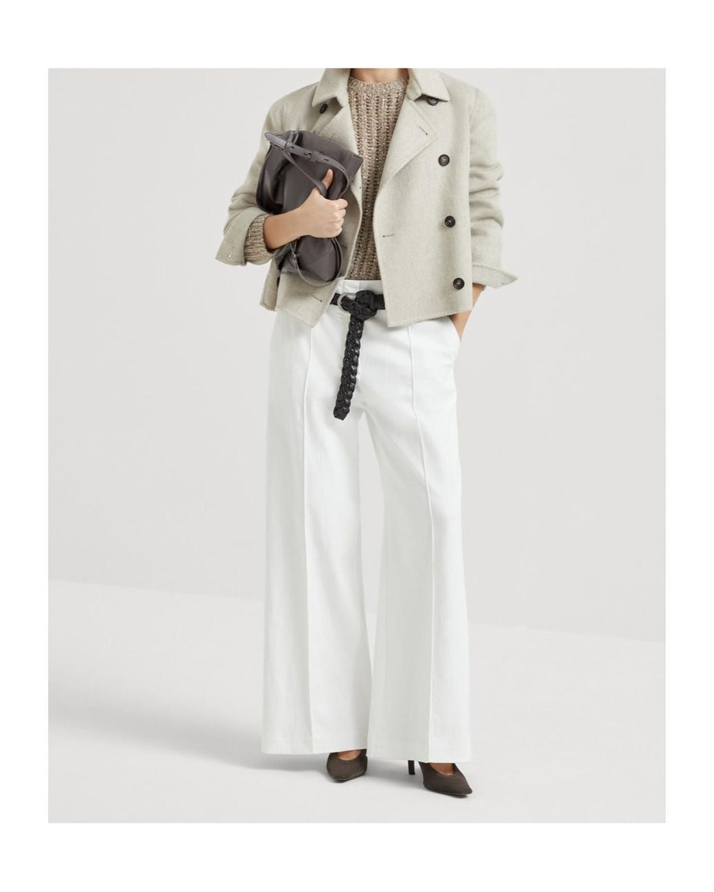 Brunello Cucinelli White Coats