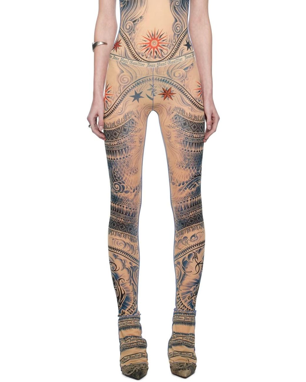 JeanPaul GAULTIER SOLEIL レギンス　パンツ　パワーネット JeanPaul GAULTIER SOLEIL レギンス パンツ パワーネット 【公式通販】