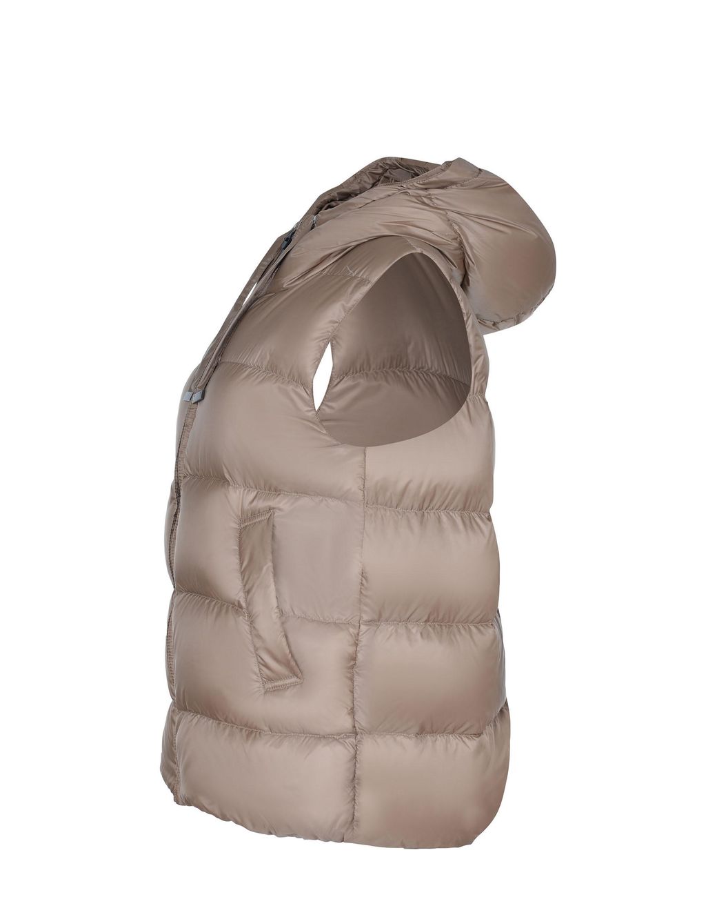Max Mara Natural The Cube Quilted Hooded Gilet