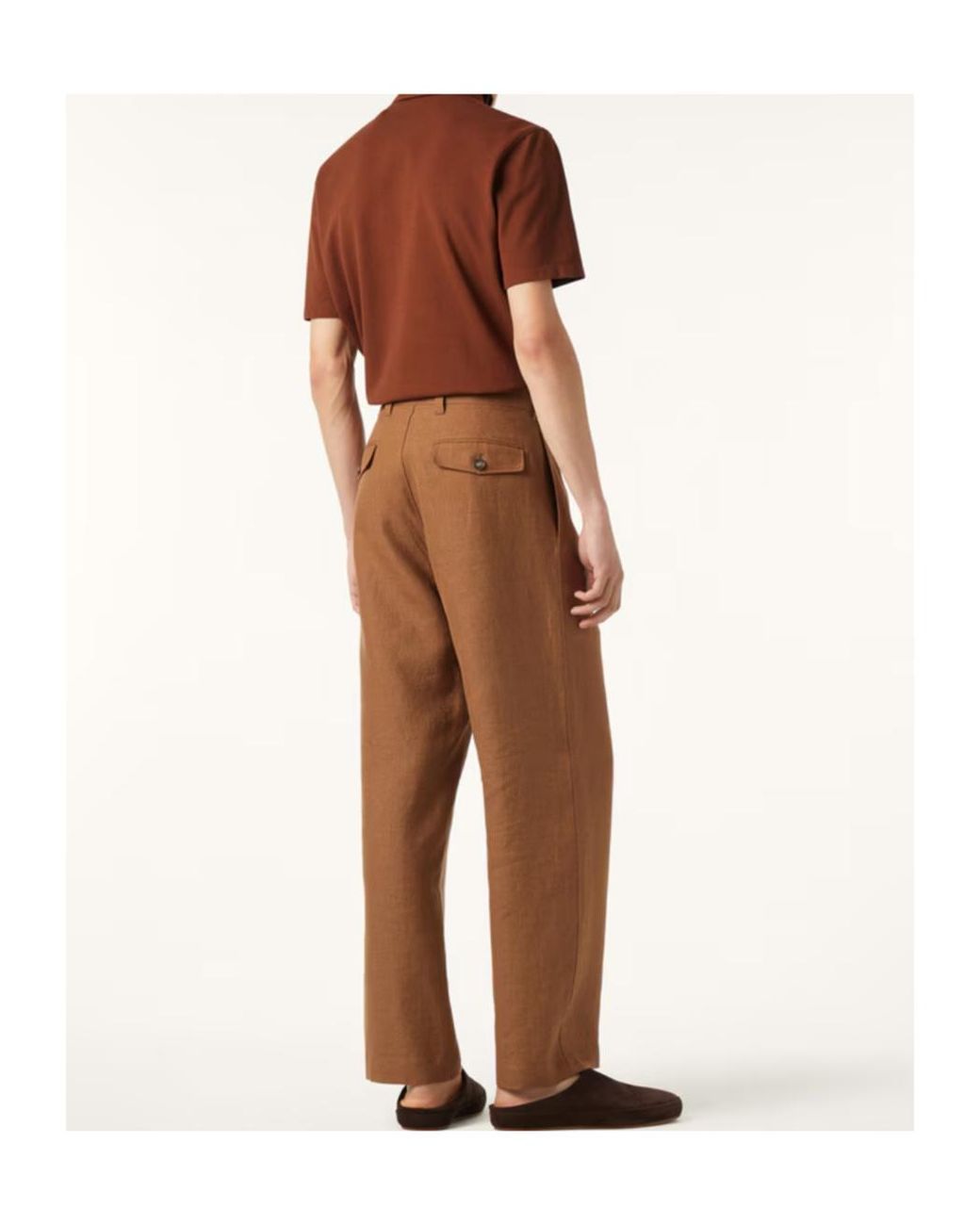 Loro Piana Brown Brenna Polo Shirt for men