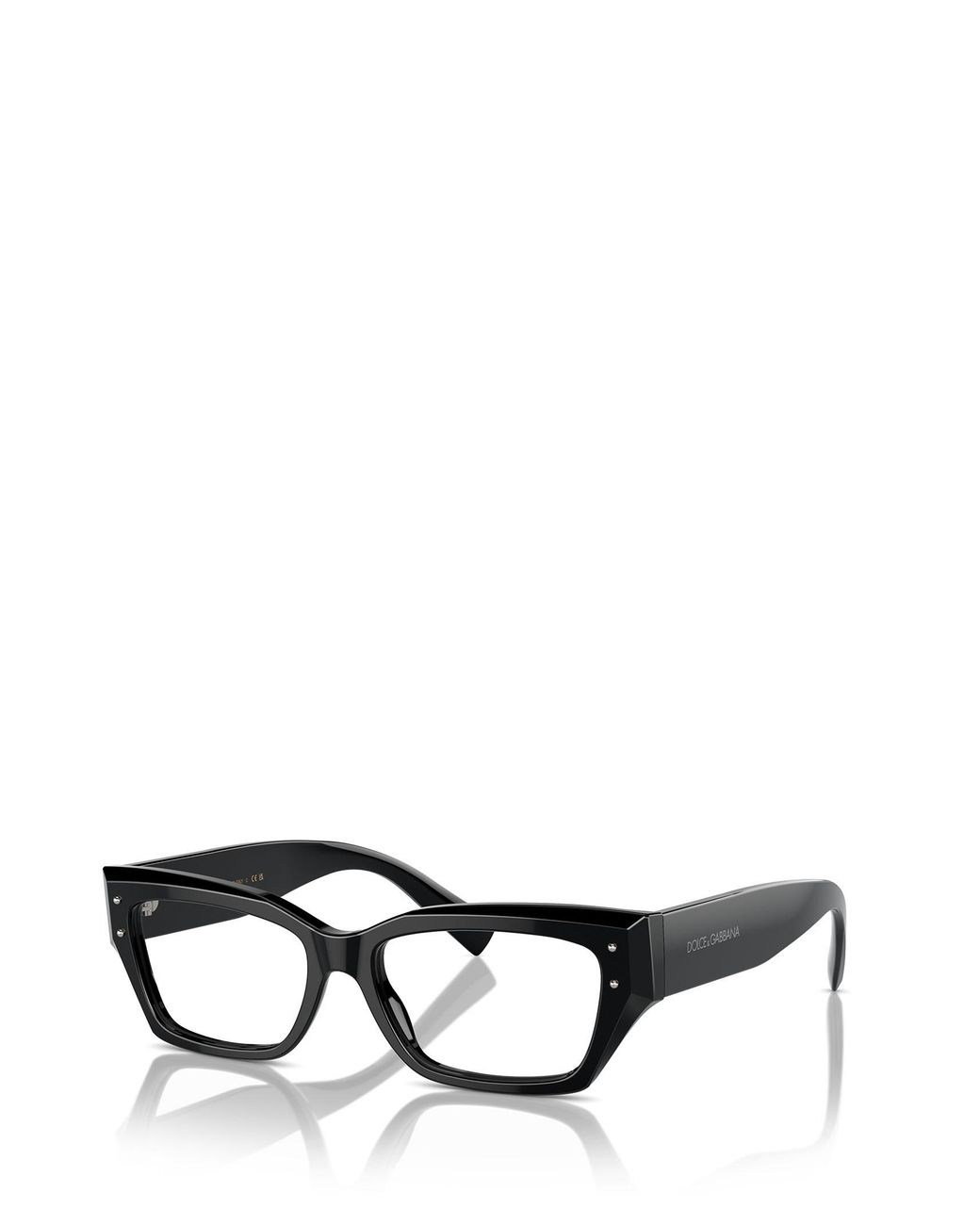Dolce & Gabbana White Eyewear Rectangular Frame Glasses