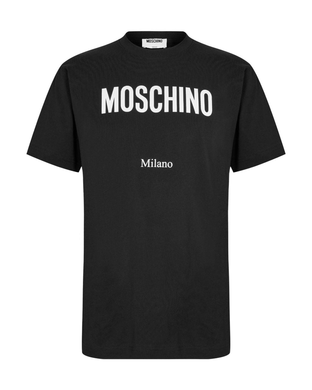 Moschino Black Crewneck Shortsleeve Tee for men