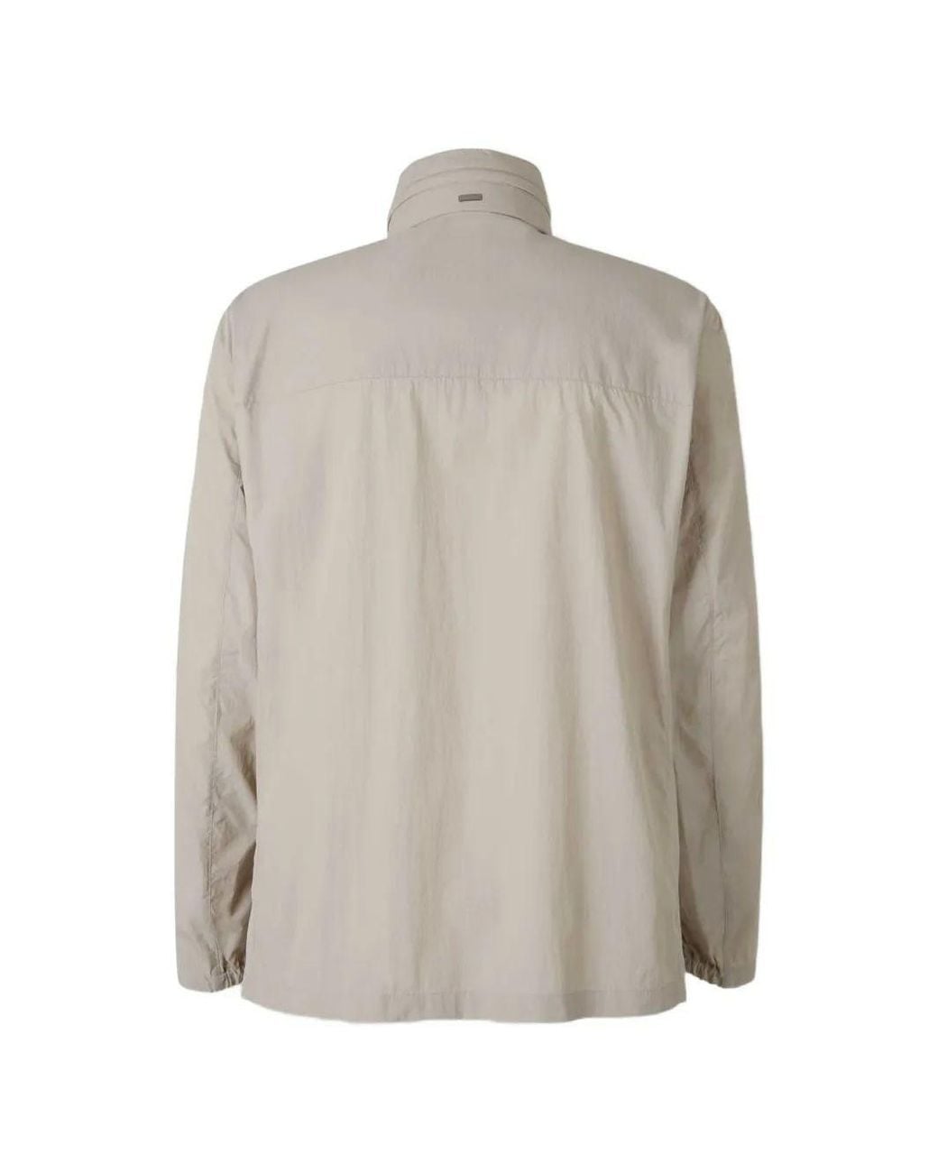 Herno Gray Button-Front Casual Jacket for men