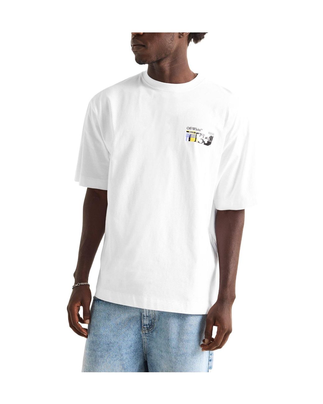 Off-White c/o Virgil Abloh White Printed T-Shirt for men