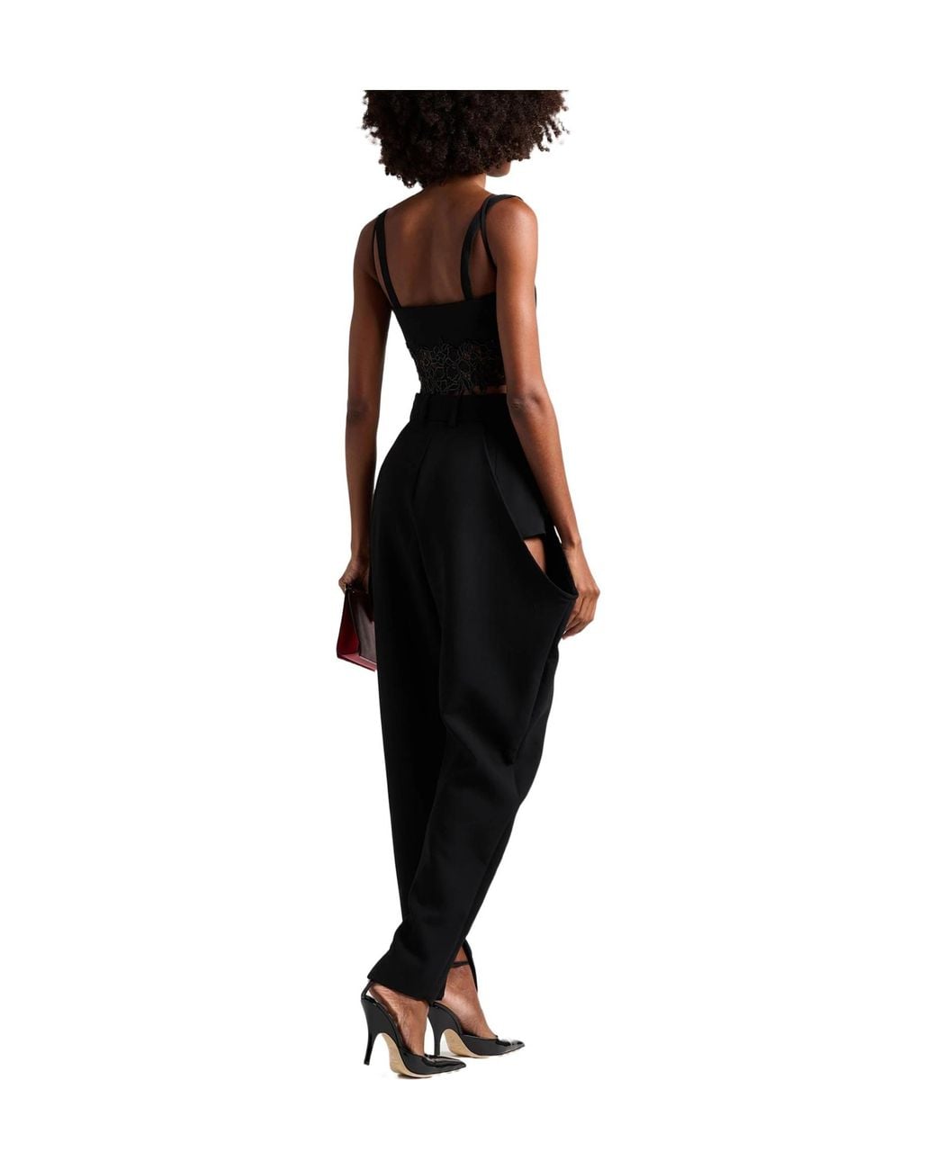 Dolce & Gabbana Black Solid Color Casual Trousers