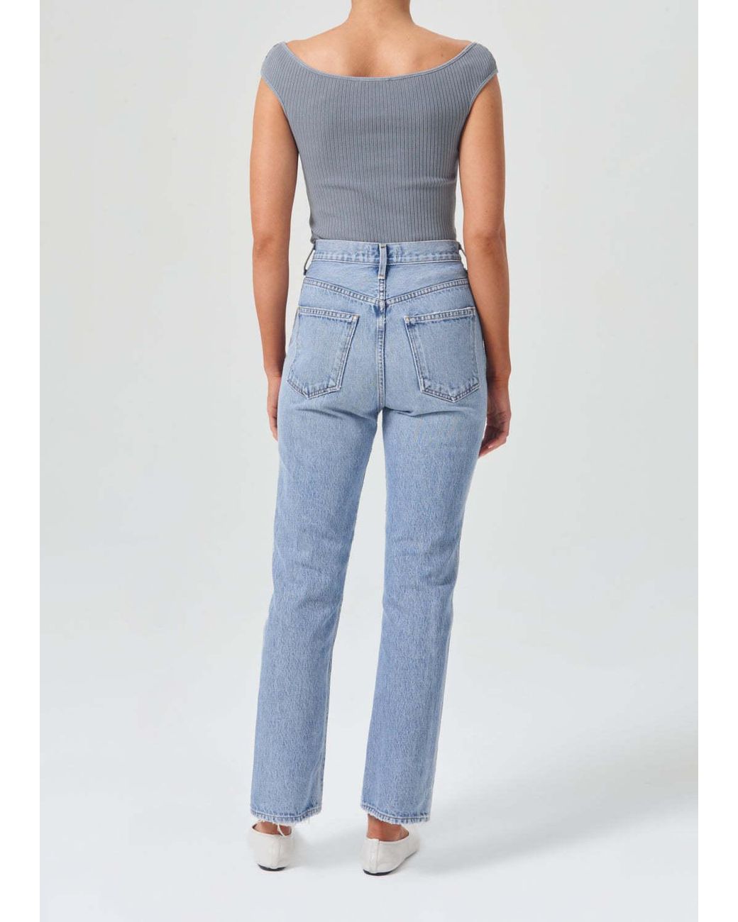 Agolde Blue Multi-Pocket Jeans