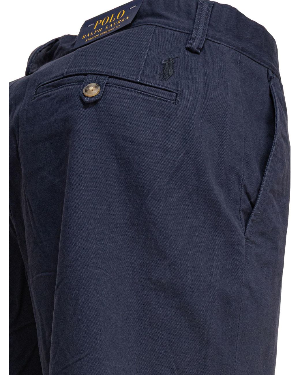 Polo Ralph Lauren Blue 8-Inch Stretch Straight Fit Chino Shorts for men