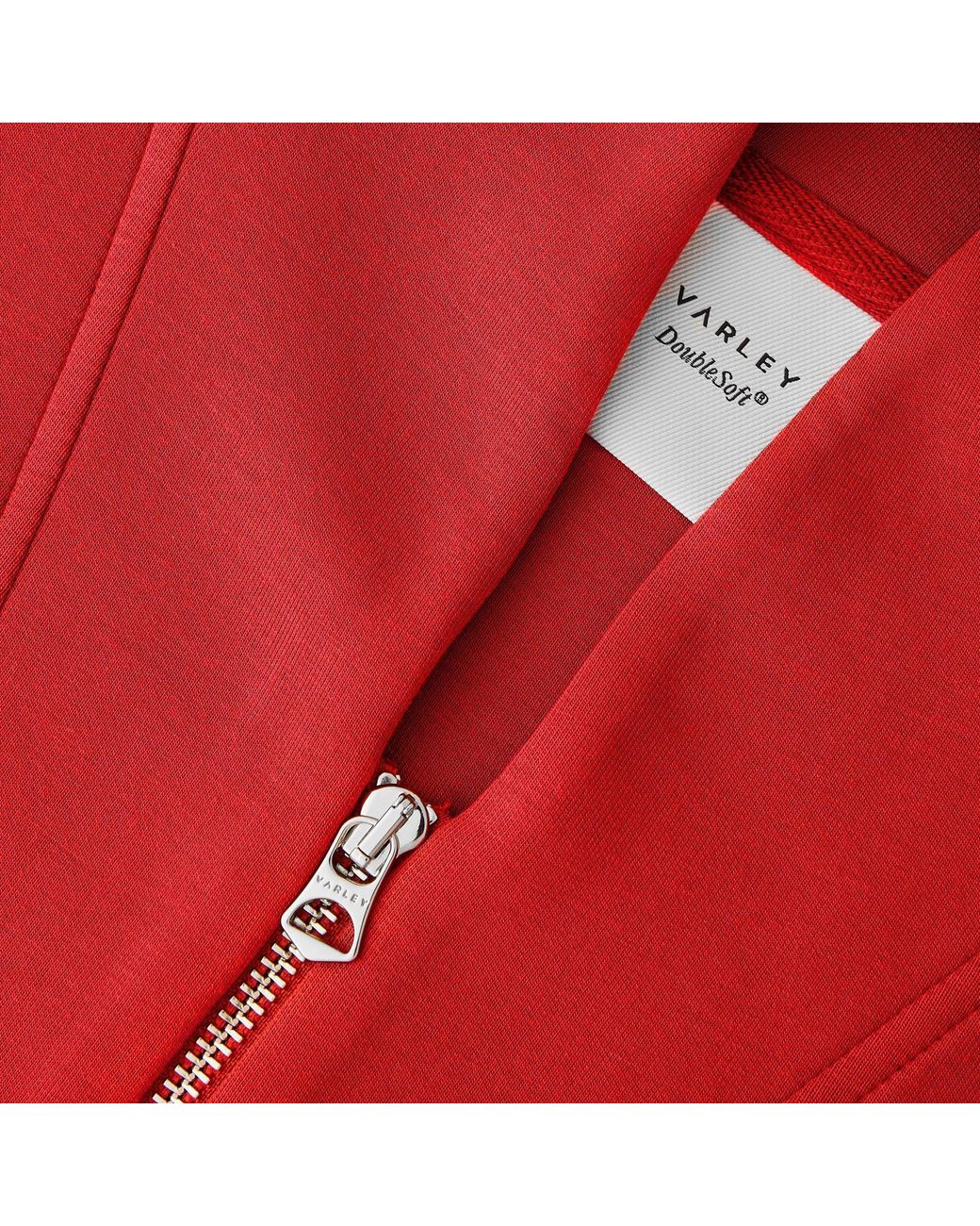 Varley Red Half-Zip Sweatshirt