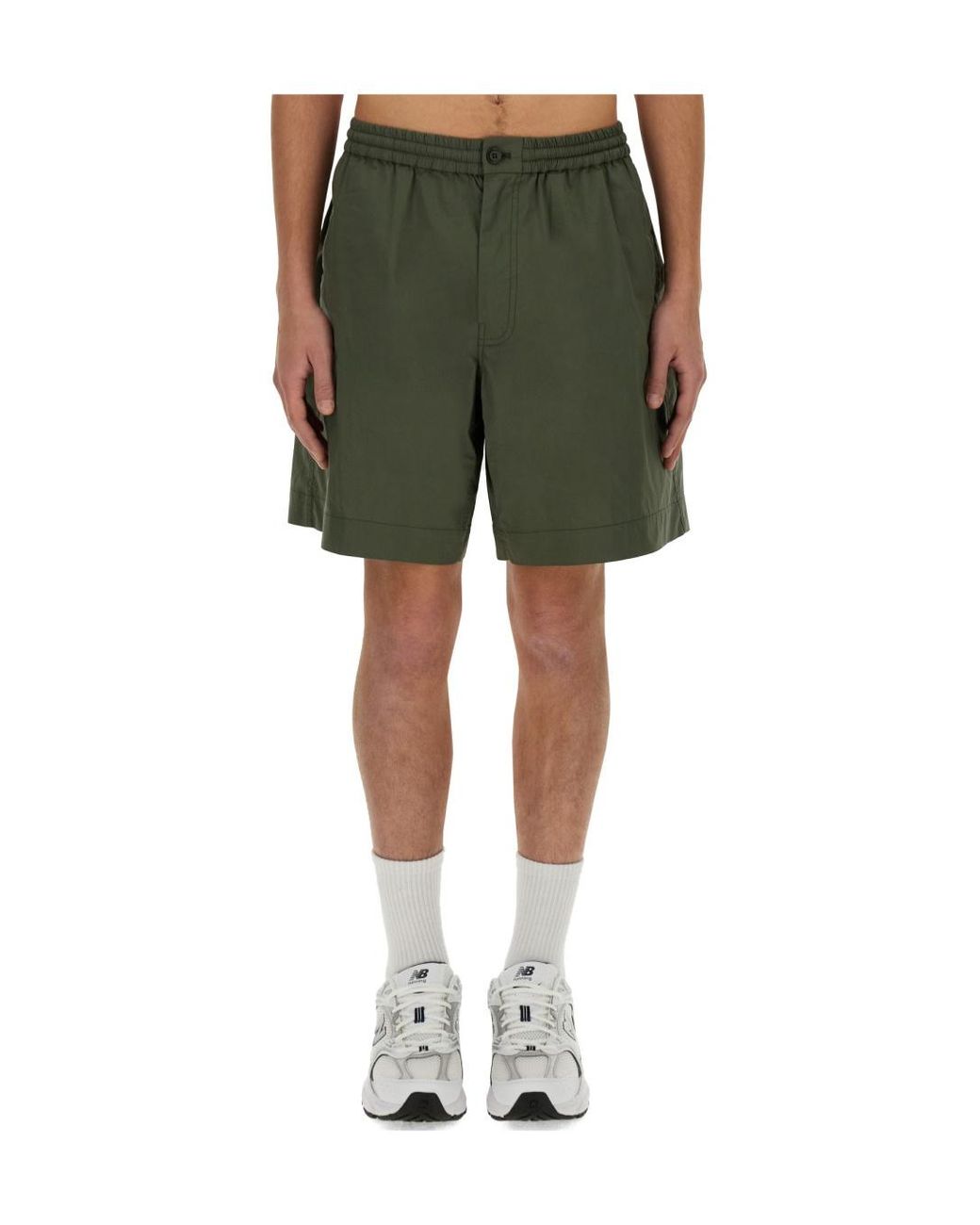 Aspesi Green アスペジ ネモ リラックスフィット バミューダ ショーツ for men