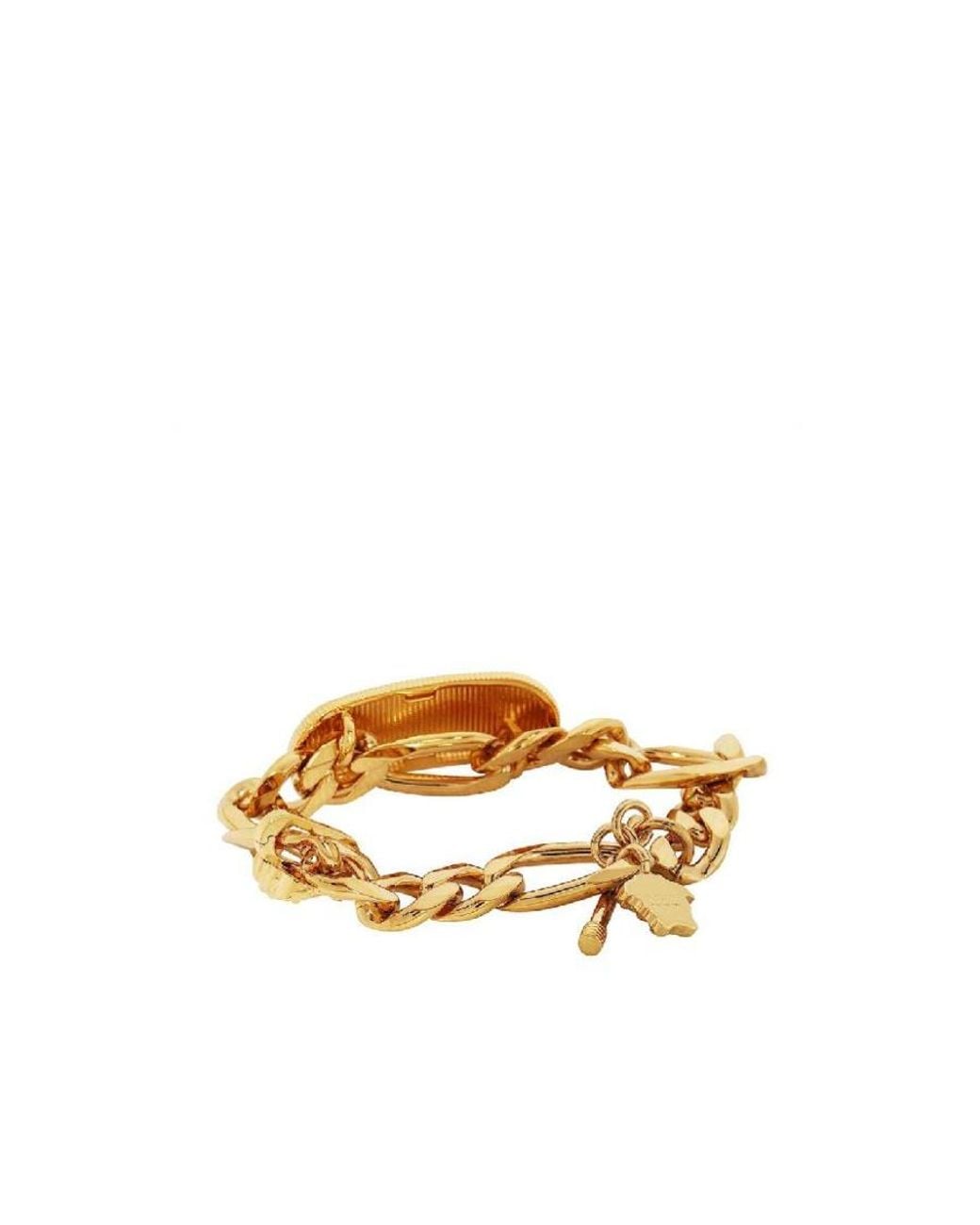 Versace Metallic Logo Bracelet for men