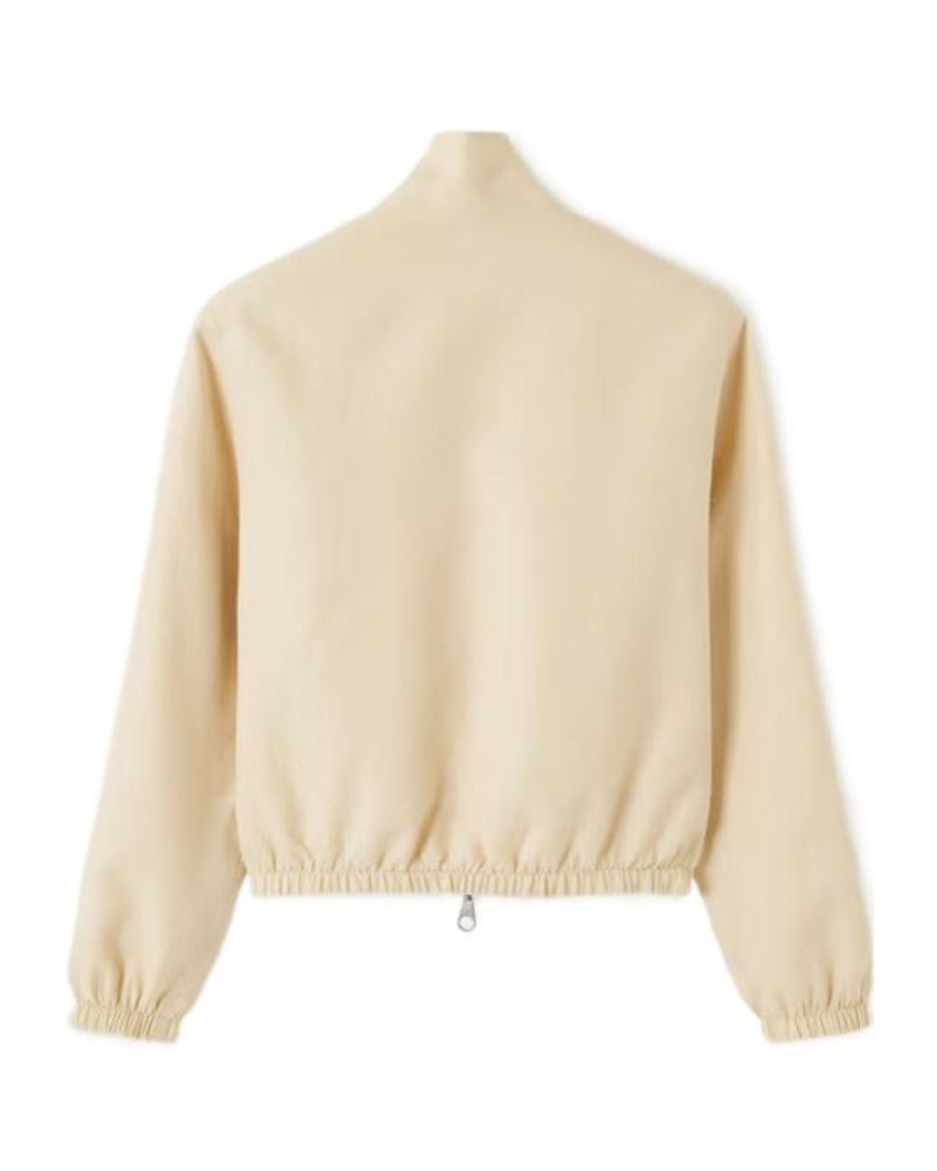 Loro Piana Natural Linen Bomber Jacket