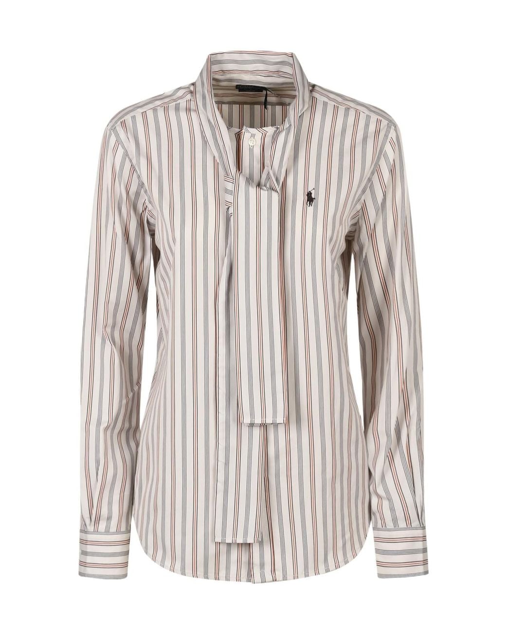 Polo Ralph Lauren Multicolor Logo Embroidered Striped Shirt