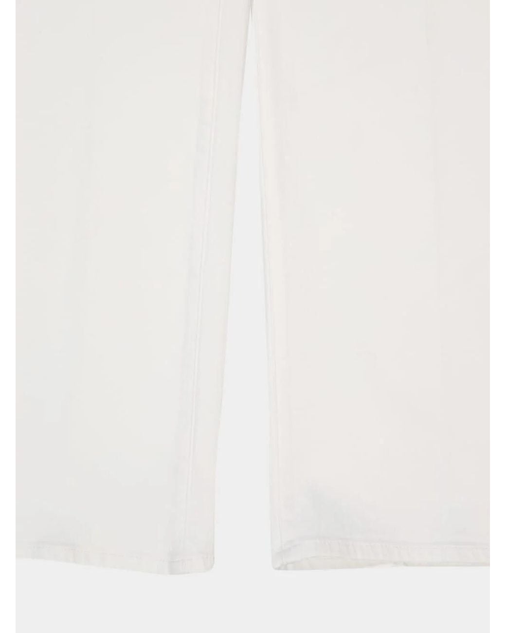 FRAME White Le Slim Palazzo Trousers